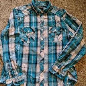 Men's XL Western Style Shirt by Chalc